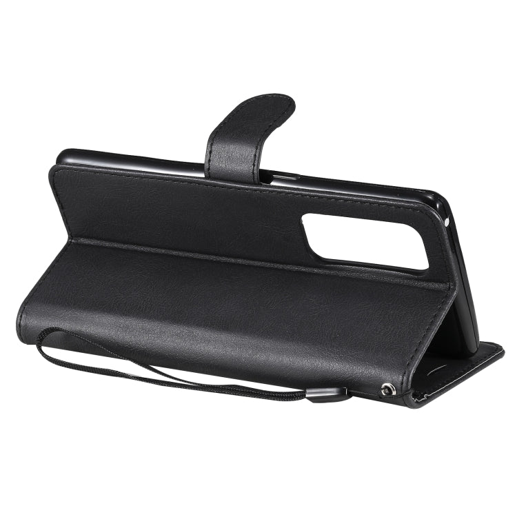 For OPPO Reno5 Pro+ 5G / Find X3 Neo Solid Color Horizontal Flip Protective Leather Case with Holder & Card Slots & Wallet & Photo Frame & Lanyard