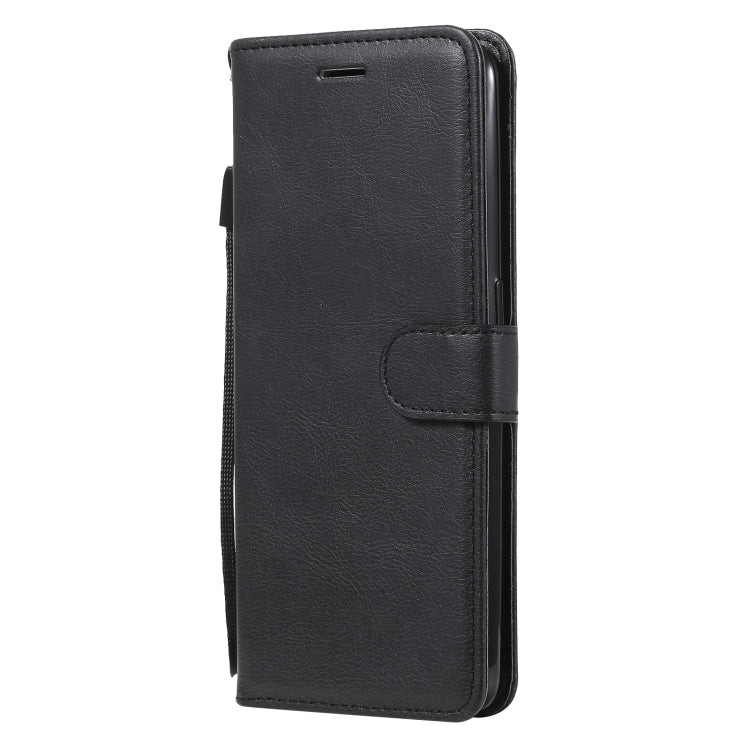 For OPPO A94 4G Solid Color Horizontal Flip Protective Leather Case with Holder & Card Slots & Wallet & Photo Frame & Lanyard