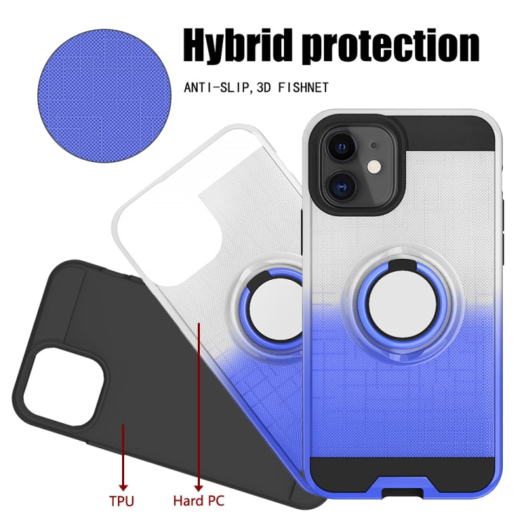 For iPhone 11 2 In 1 PC + TPU Protective Case with 360 Degrees Rotate Ring Holder