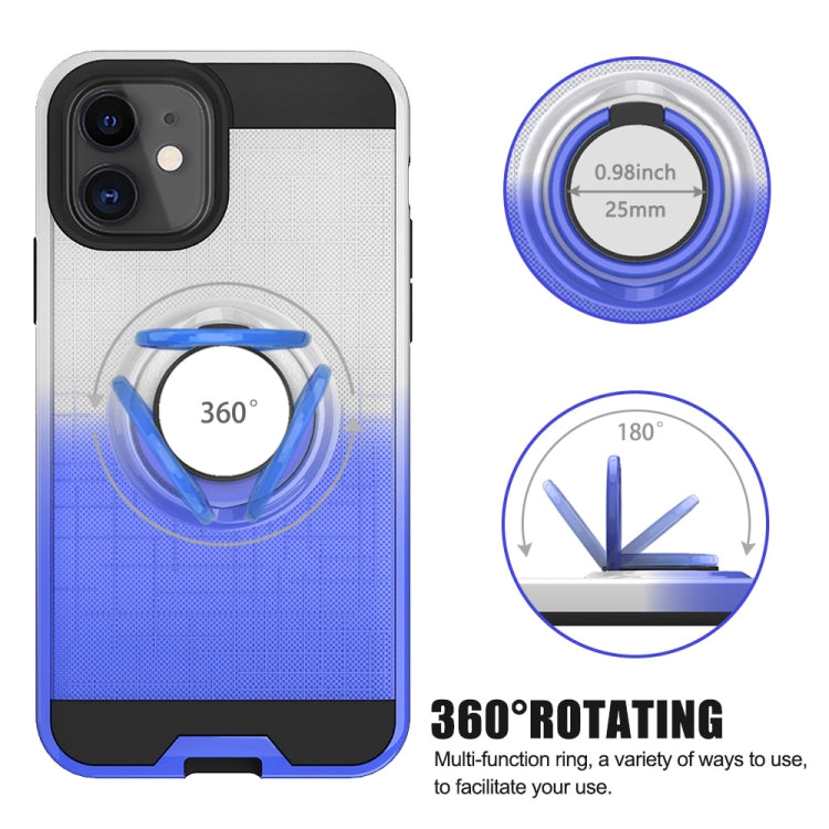 For iPhone 11 2 In 1 PC + TPU Protective Case with 360 Degrees Rotate Ring Holder