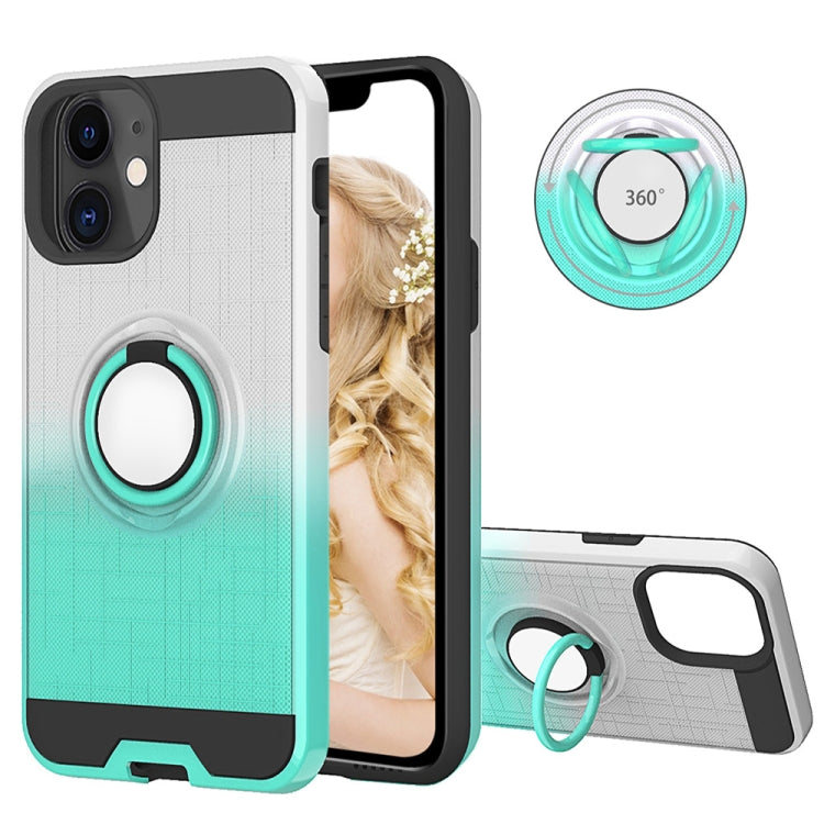 For iPhone 11 2 In 1 PC + TPU Protective Case with 360 Degrees Rotate Ring Holder