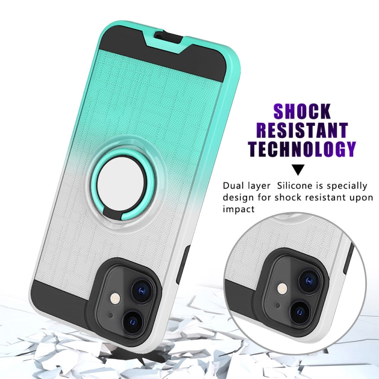 For iPhone 11 2 In 1 PC + TPU Protective Case with 360 Degrees Rotate Ring Holder