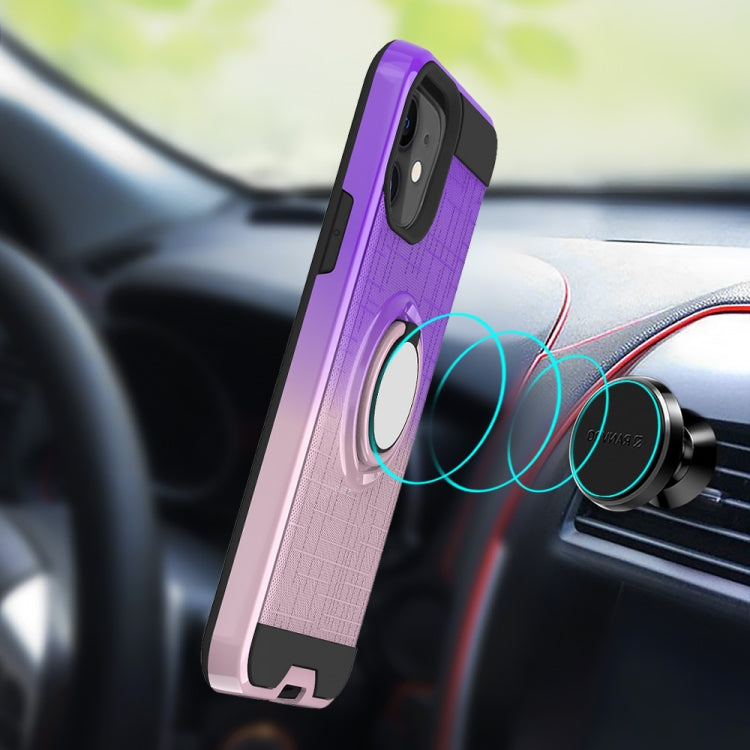 For iPhone 11 2 In 1 PC + TPU Protective Case with 360 Degrees Rotate Ring Holder