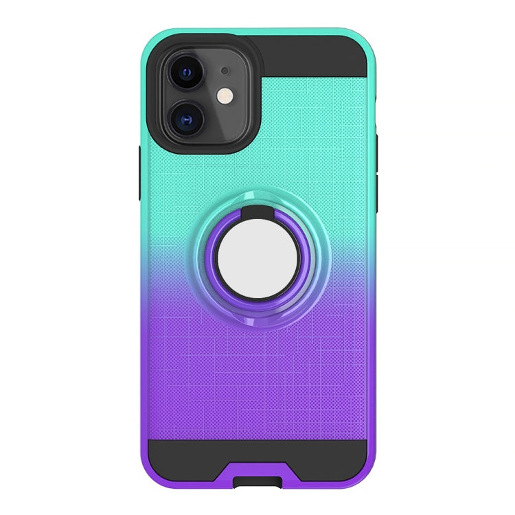 For iPhone 11 2 In 1 PC + TPU Protective Case with 360 Degrees Rotate Ring Holder