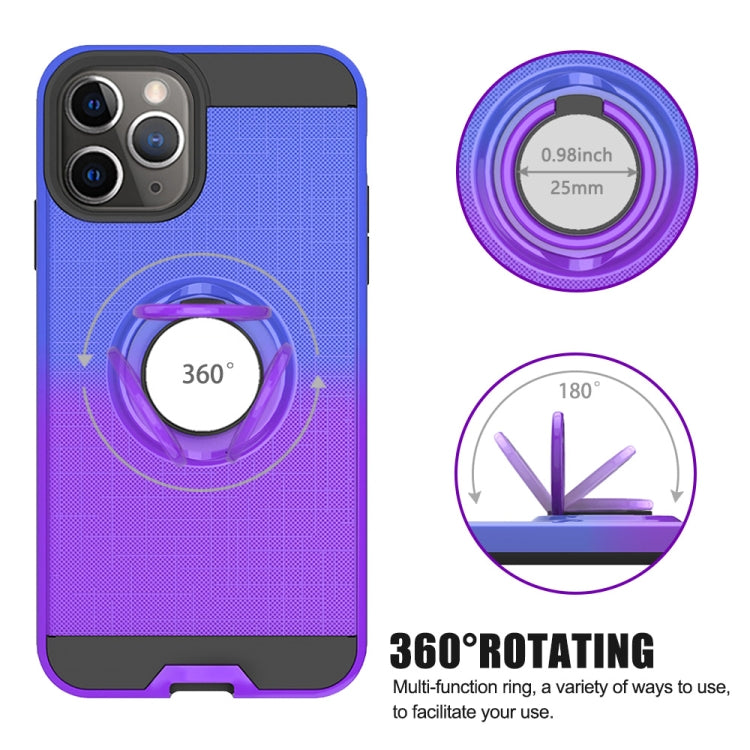 For iPhone 11 Pro 2 In 1 PC + TPU Protective Case with 360 Degrees Rotate Ring Holder