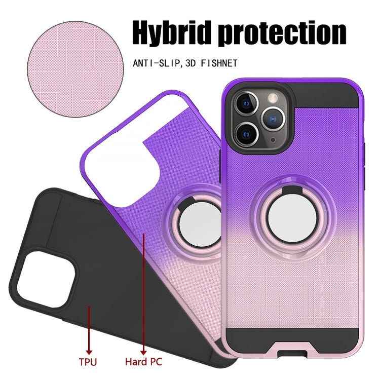 For iPhone 11 Pro 2 In 1 PC + TPU Protective Case with 360 Degrees Rotate Ring Holder