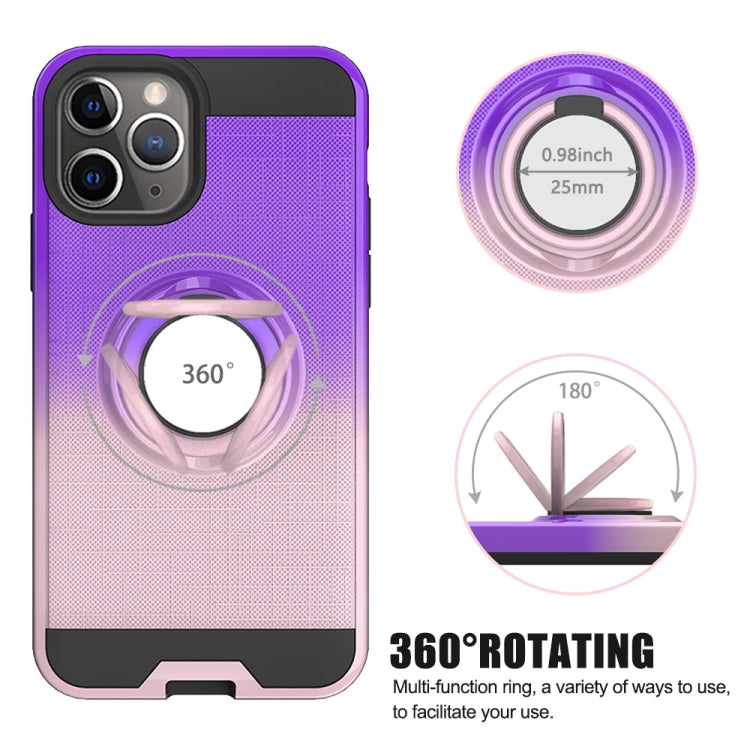 For iPhone 11 Pro 2 In 1 PC + TPU Protective Case with 360 Degrees Rotate Ring Holder