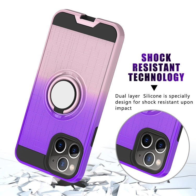 For iPhone 11 Pro 2 In 1 PC + TPU Protective Case with 360 Degrees Rotate Ring Holder