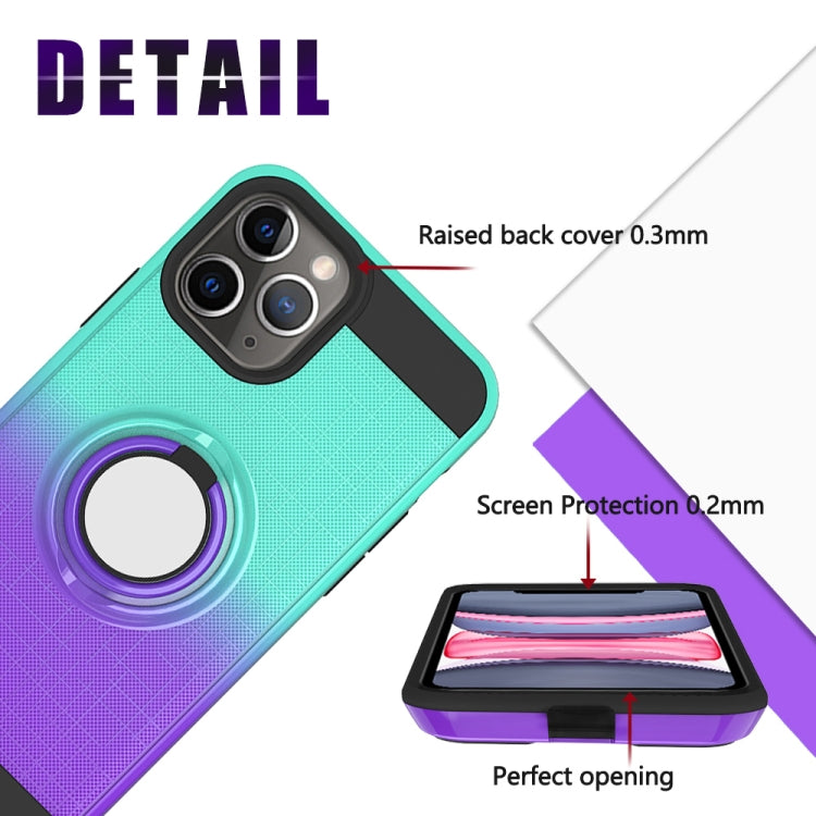 For iPhone 11 Pro 2 In 1 PC + TPU Protective Case with 360 Degrees Rotate Ring Holder