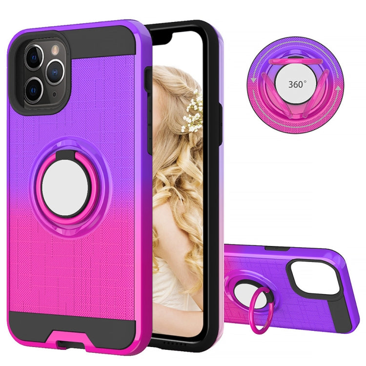 For iPhone 11 Pro 2 In 1 PC + TPU Protective Case with 360 Degrees Rotate Ring Holder