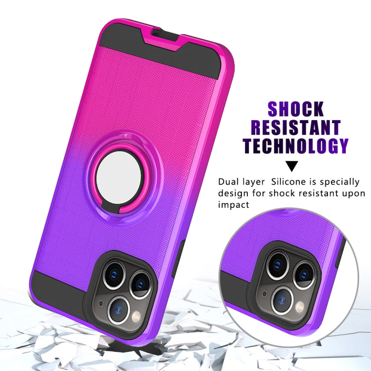 For iPhone 11 Pro 2 In 1 PC + TPU Protective Case with 360 Degrees Rotate Ring Holder