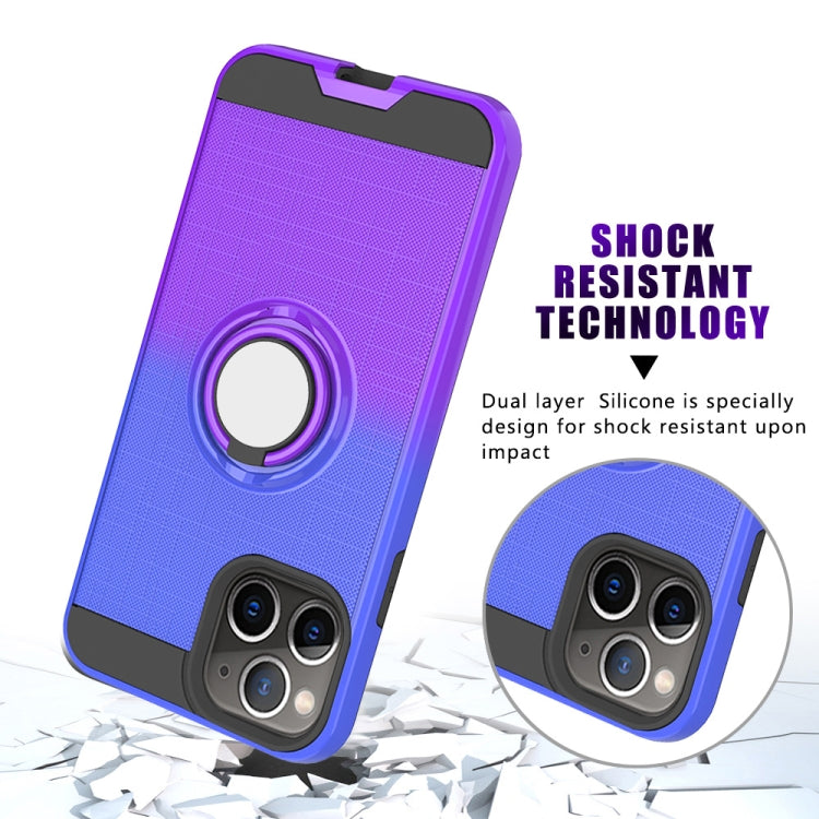 For iPhone 11 Pro Max 2 In 1 PC + TPU Protective Case with 360 Degrees Rotate Ring Holder