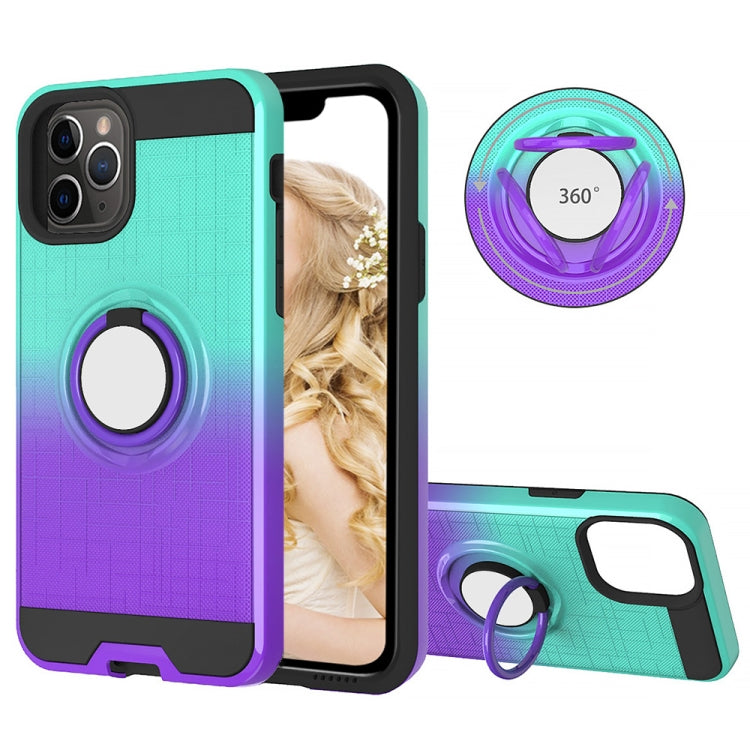 For iPhone 11 Pro Max 2 In 1 PC + TPU Protective Case with 360 Degrees Rotate Ring Holder