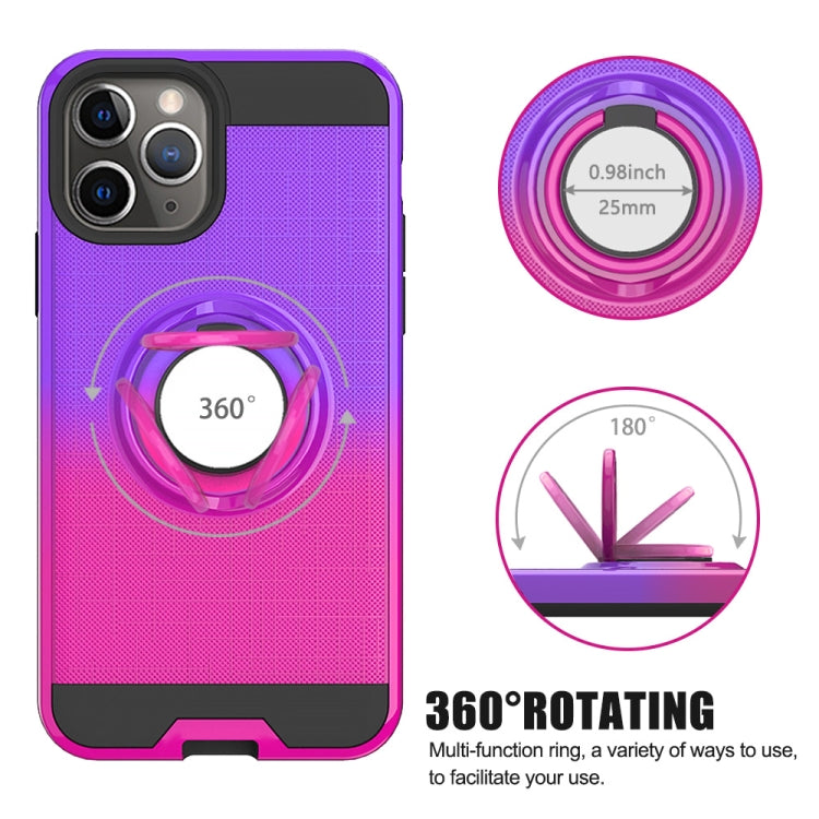 For iPhone 11 Pro Max 2 In 1 PC + TPU Protective Case with 360 Degrees Rotate Ring Holder