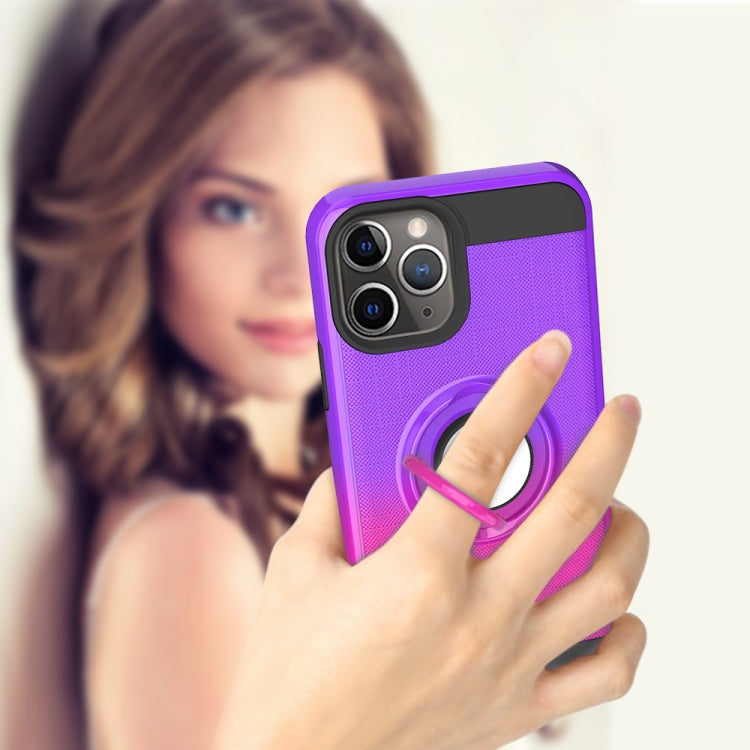 For iPhone 11 Pro Max 2 In 1 PC + TPU Protective Case with 360 Degrees Rotate Ring Holder