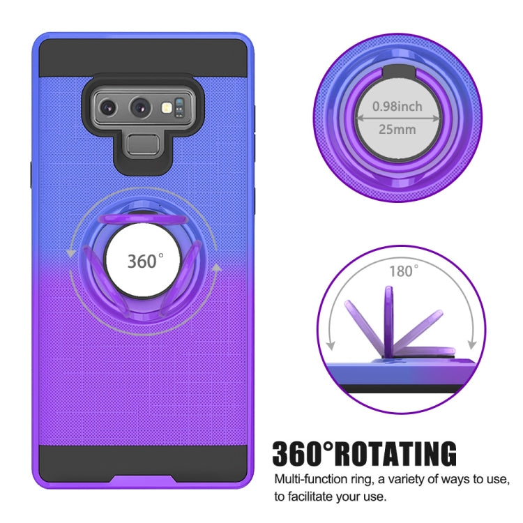 For Galaxy Note 9 2 In 1 PC + TPU Protective Case with 360 Degrees Rotate Ring Holder