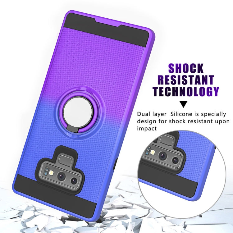 For Galaxy Note 9 2 In 1 PC + TPU Protective Case with 360 Degrees Rotate Ring Holder