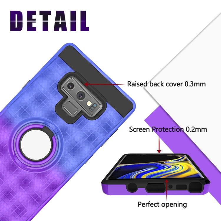For Galaxy Note 9 2 In 1 PC + TPU Protective Case with 360 Degrees Rotate Ring Holder