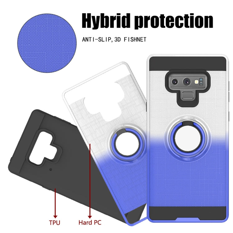 For Galaxy Note 9 2 In 1 PC + TPU Protective Case with 360 Degrees Rotate Ring Holder