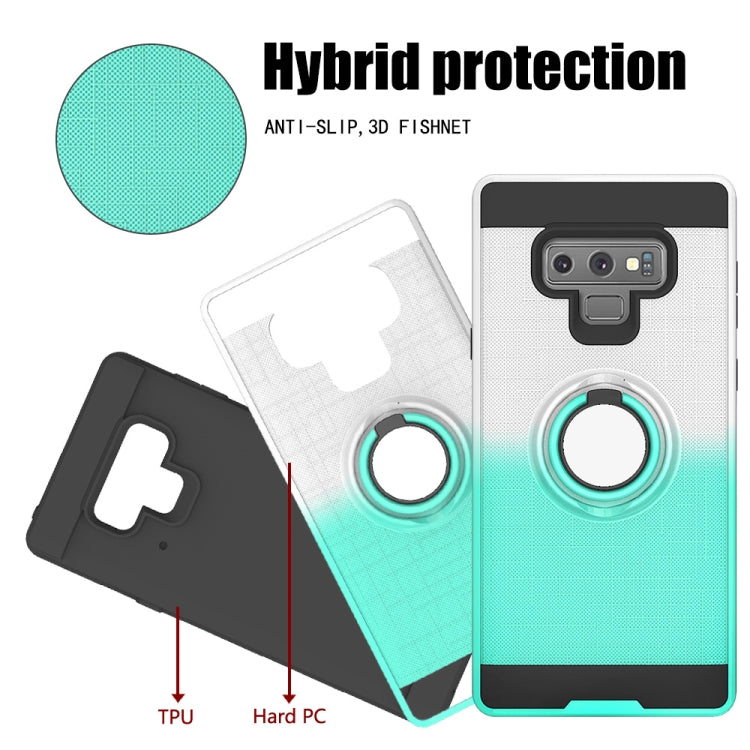For Galaxy Note 9 2 In 1 PC + TPU Protective Case with 360 Degrees Rotate Ring Holder