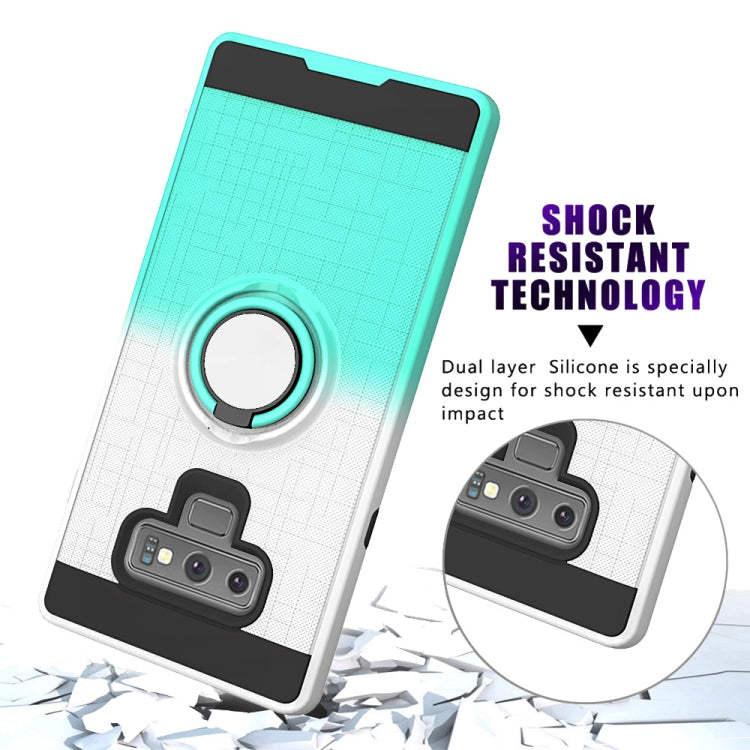 For Galaxy Note 9 2 In 1 PC + TPU Protective Case with 360 Degrees Rotate Ring Holder