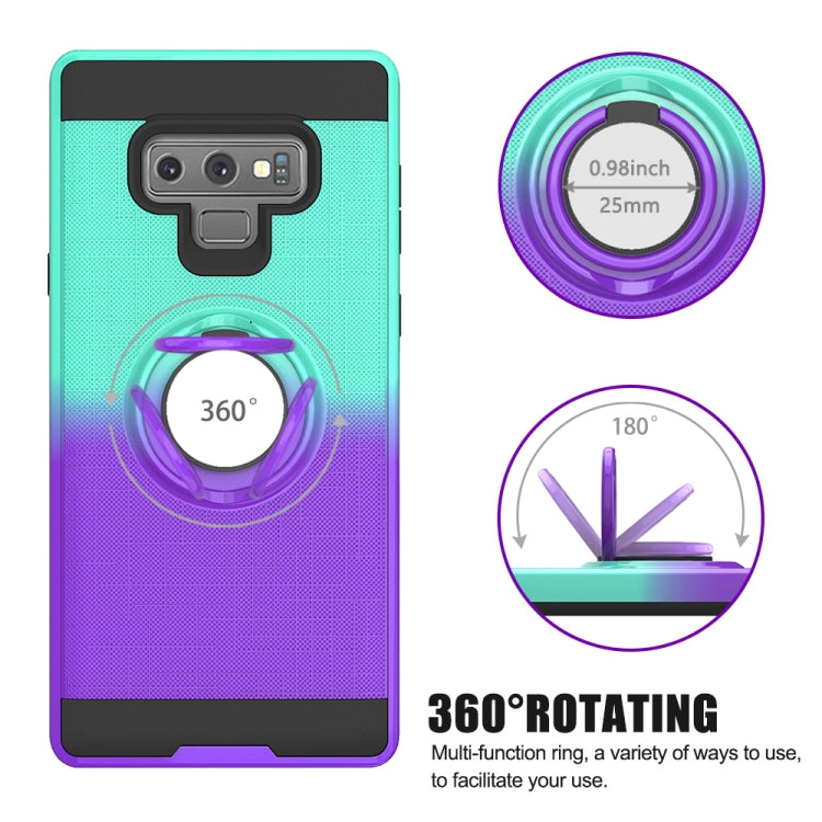 For Galaxy Note 9 2 In 1 PC + TPU Protective Case with 360 Degrees Rotate Ring Holder