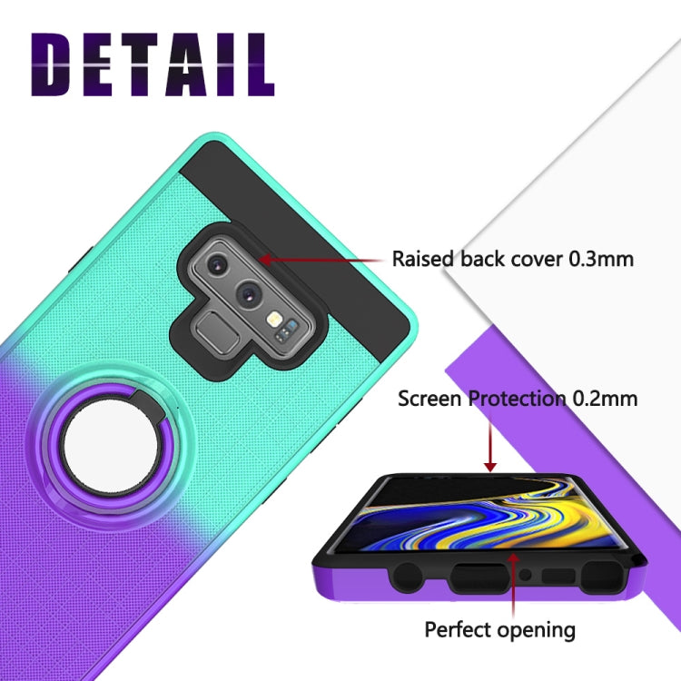 For Galaxy Note 9 2 In 1 PC + TPU Protective Case with 360 Degrees Rotate Ring Holder