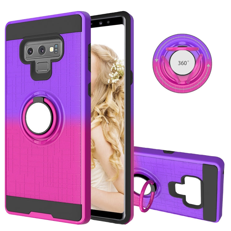 For Galaxy Note 9 2 In 1 PC + TPU Protective Case with 360 Degrees Rotate Ring Holder