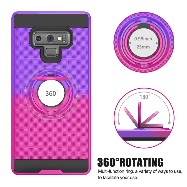 For Galaxy Note 9 2 In 1 PC + TPU Protective Case with 360 Degrees Rotate Ring Holder