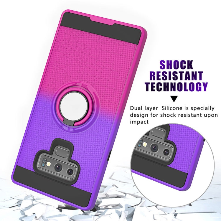 For Galaxy Note 9 2 In 1 PC + TPU Protective Case with 360 Degrees Rotate Ring Holder