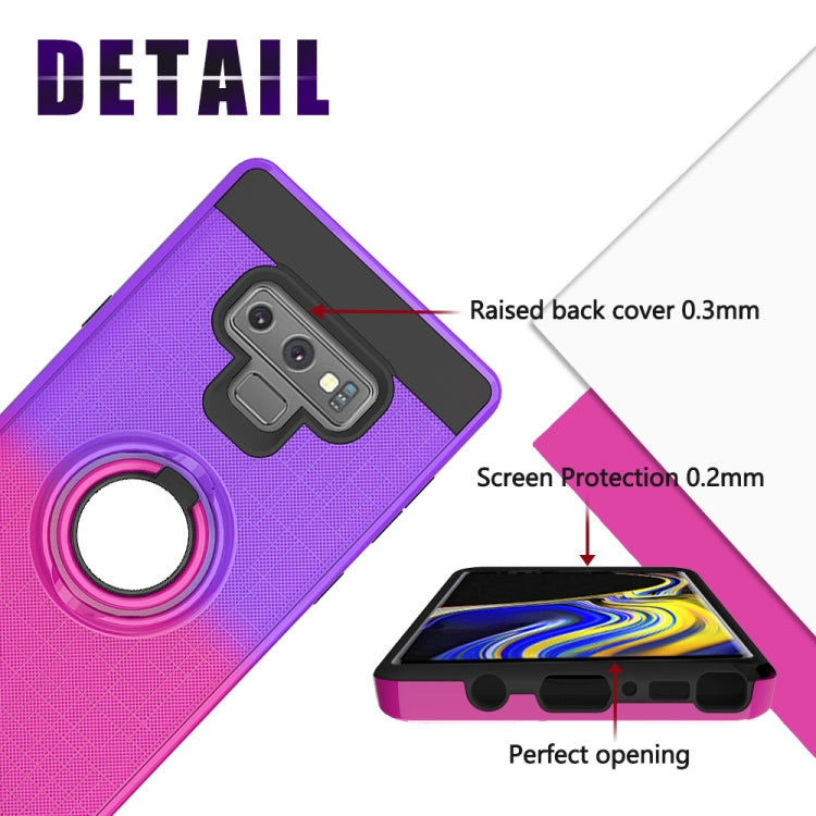 For Galaxy Note 9 2 In 1 PC + TPU Protective Case with 360 Degrees Rotate Ring Holder
