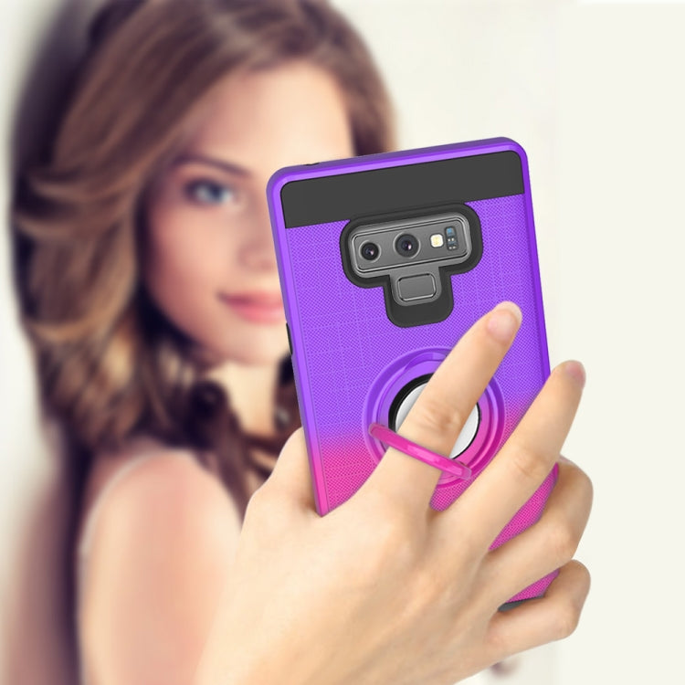 For Galaxy Note 9 2 In 1 PC + TPU Protective Case with 360 Degrees Rotate Ring Holder
