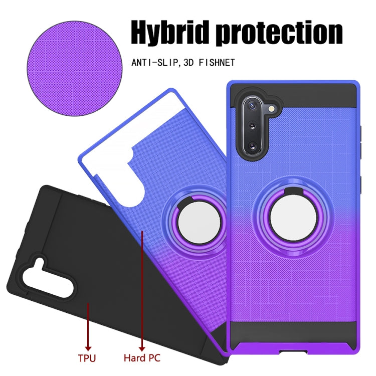 For Galaxy Note 10 2 In 1 PC + TPU Protective Case with 360 Degrees Rotate Ring Holder