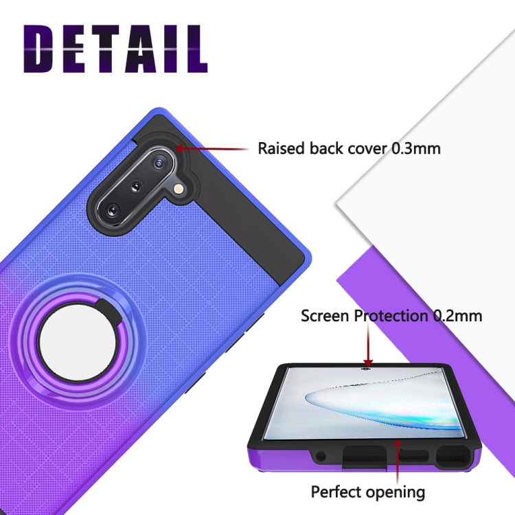 For Galaxy Note 10 2 In 1 PC + TPU Protective Case with 360 Degrees Rotate Ring Holder