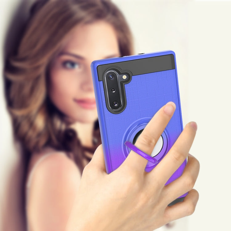 For Galaxy Note 10 2 In 1 PC + TPU Protective Case with 360 Degrees Rotate Ring Holder