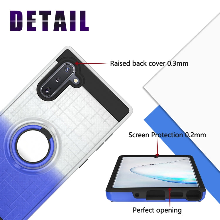 For Galaxy Note 10 2 In 1 PC + TPU Protective Case with 360 Degrees Rotate Ring Holder