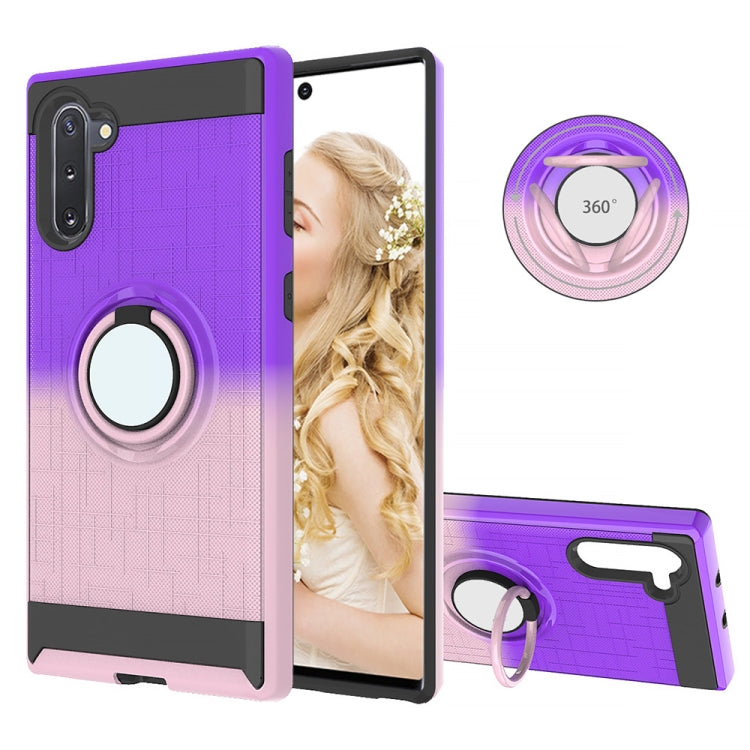 For Galaxy Note 10 2 In 1 PC + TPU Protective Case with 360 Degrees Rotate Ring Holder