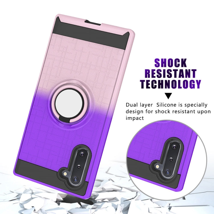 For Galaxy Note 10 2 In 1 PC + TPU Protective Case with 360 Degrees Rotate Ring Holder