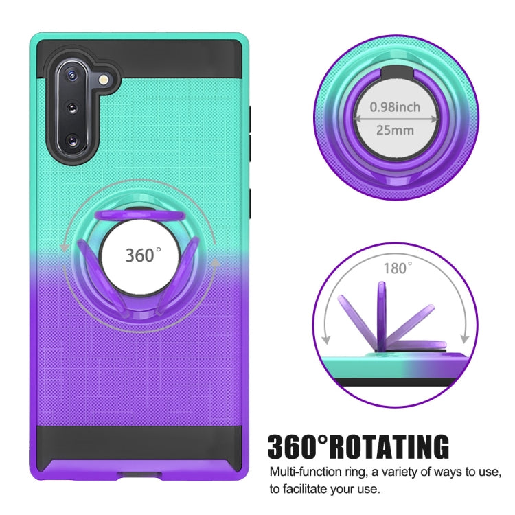 For Galaxy Note 10 2 In 1 PC + TPU Protective Case with 360 Degrees Rotate Ring Holder