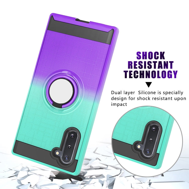 For Galaxy Note 10 2 In 1 PC + TPU Protective Case with 360 Degrees Rotate Ring Holder