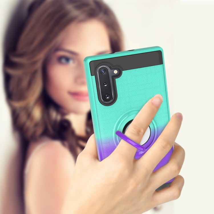 For Galaxy Note 10 2 In 1 PC + TPU Protective Case with 360 Degrees Rotate Ring Holder