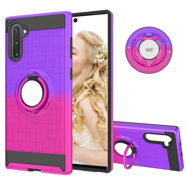 For Galaxy Note 10 2 In 1 PC + TPU Protective Case with 360 Degrees Rotate Ring Holder