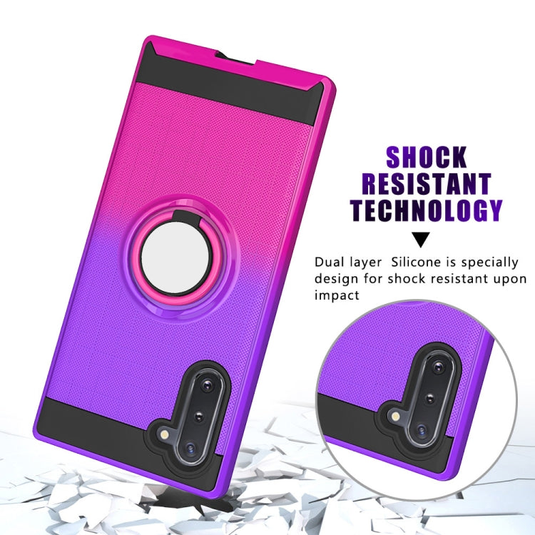 For Galaxy Note 10 2 In 1 PC + TPU Protective Case with 360 Degrees Rotate Ring Holder