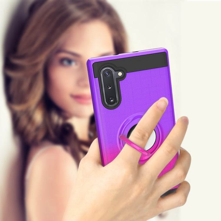 For Galaxy Note 10 2 In 1 PC + TPU Protective Case with 360 Degrees Rotate Ring Holder