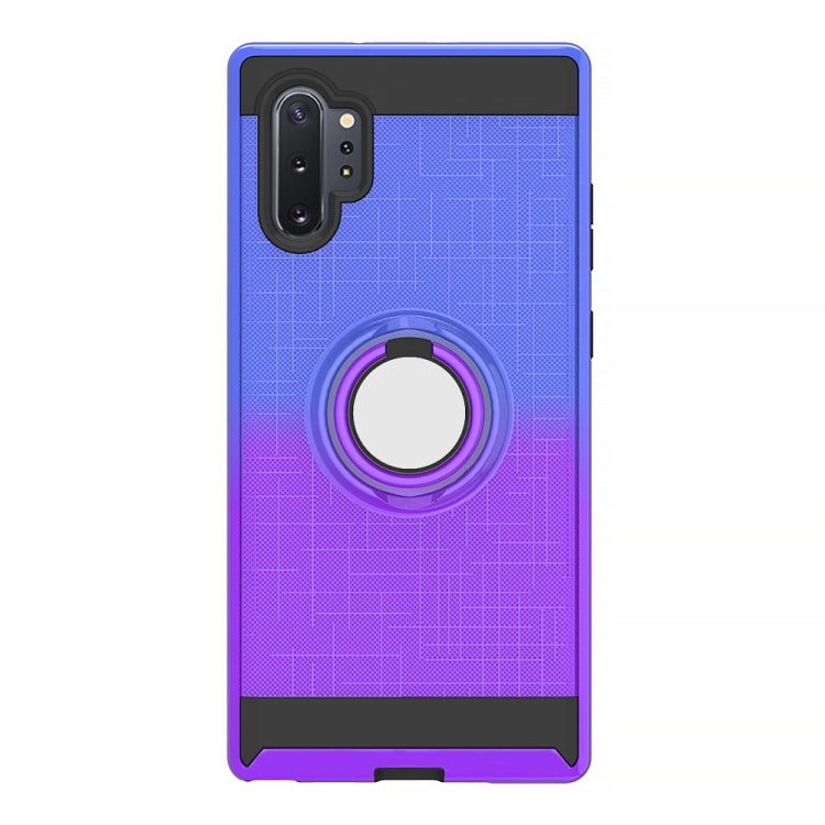 For Galaxy Note 10+ 2 In 1 PC + TPU Protective Case with 360 Degrees Rotate Ring Holder