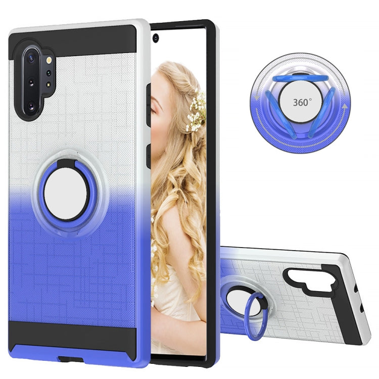 For Galaxy Note 10+ 2 In 1 PC + TPU Protective Case with 360 Degrees Rotate Ring Holder
