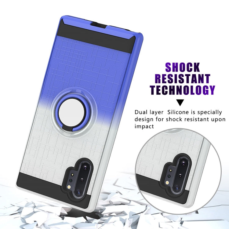 For Galaxy Note 10+ 2 In 1 PC + TPU Protective Case with 360 Degrees Rotate Ring Holder