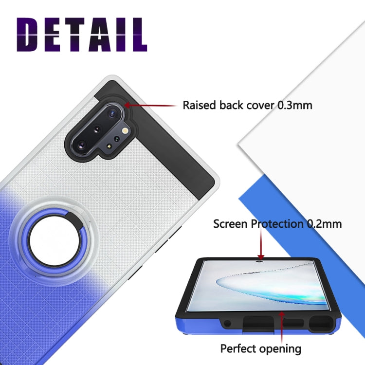For Galaxy Note 10+ 2 In 1 PC + TPU Protective Case with 360 Degrees Rotate Ring Holder