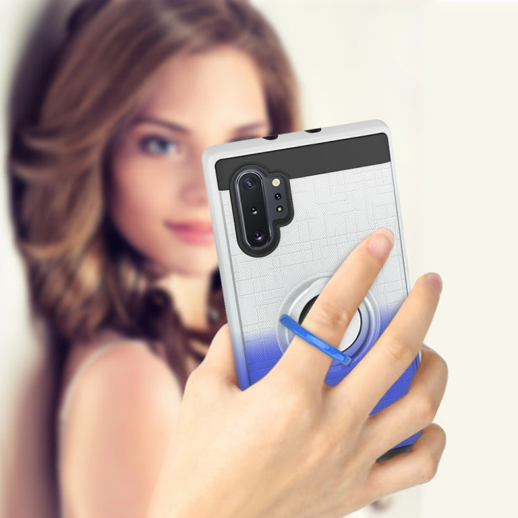 For Galaxy Note 10+ 2 In 1 PC + TPU Protective Case with 360 Degrees Rotate Ring Holder