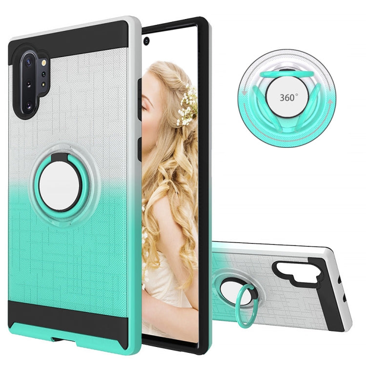 For Galaxy Note 10+ 2 In 1 PC + TPU Protective Case with 360 Degrees Rotate Ring Holder